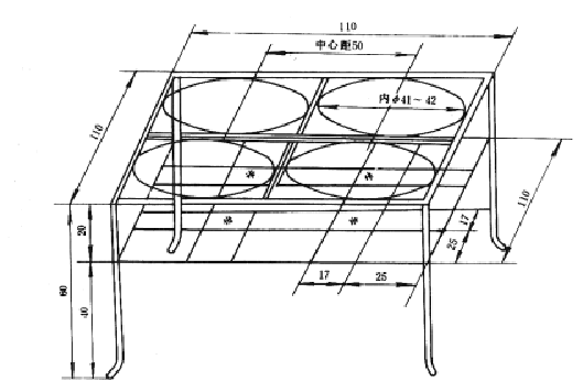 坩埚架示意图