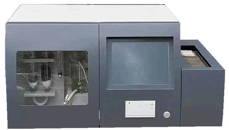HDL-600H型触摸屏自动测硫仪实物图