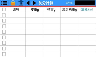 天平计算器灰分