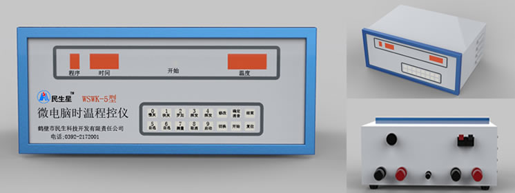 微电脑时温程控仪3D图