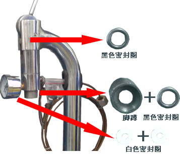 充氧仪密封圈位置